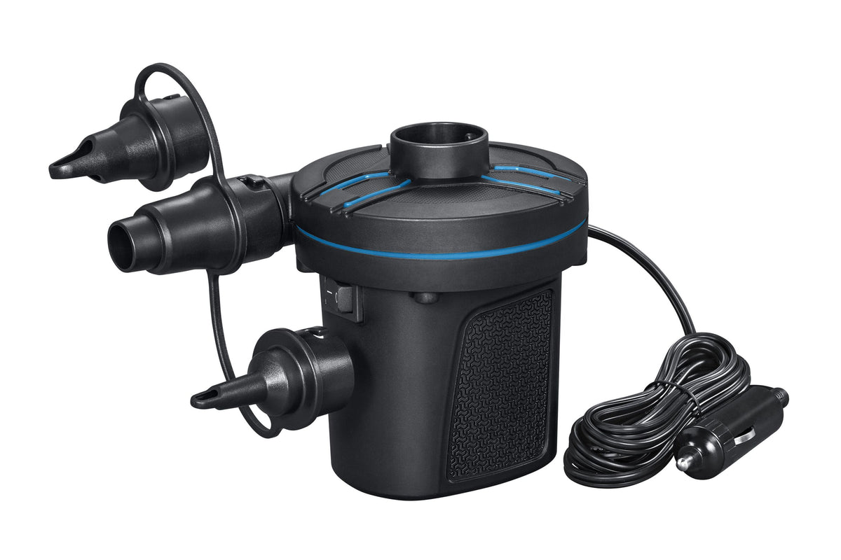 Bestway powertouch dc electric air pump (power pump, 3 valve adaptors, 12v dc)