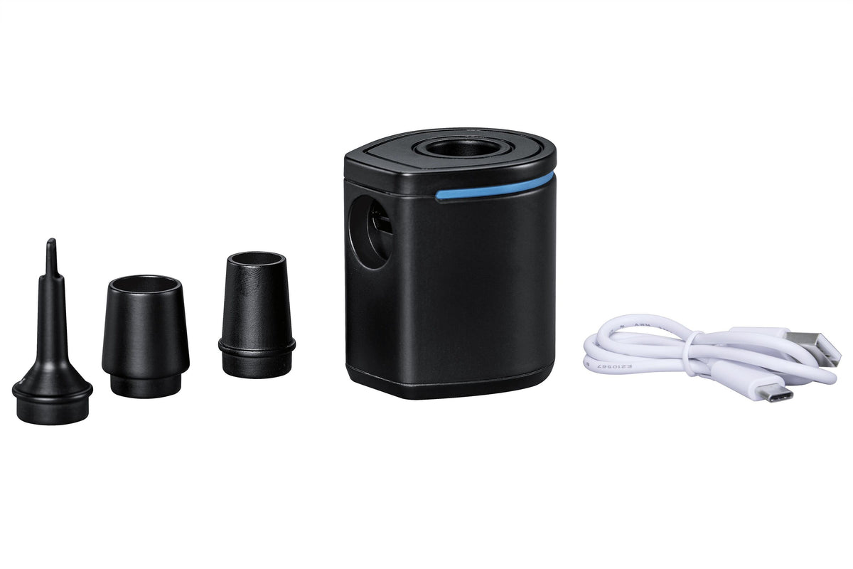 Bestway powertouch pocket usb electric air pump (power pump, 3 valve adaptors)