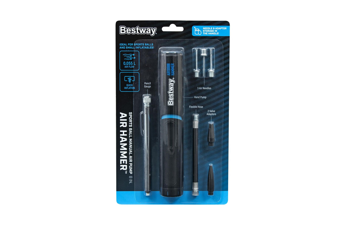 Bestway air hammer sports ball manual air pump
