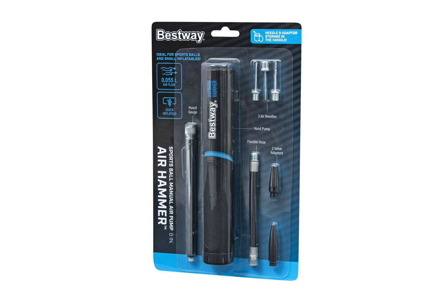 Bestway air hammer sports ball manual air pump