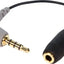 RODE SC4 3.5mm-to-3.5mm Female/Male Microphone Adapter - Gray/Black