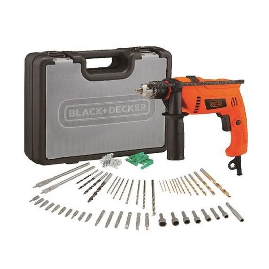 Black+Decker Hammer Drill 650W Kit