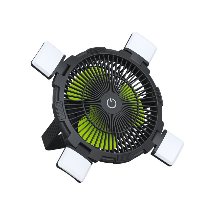 GOUI Flow Multifunctional Fan with Light - 8000mAh / Black