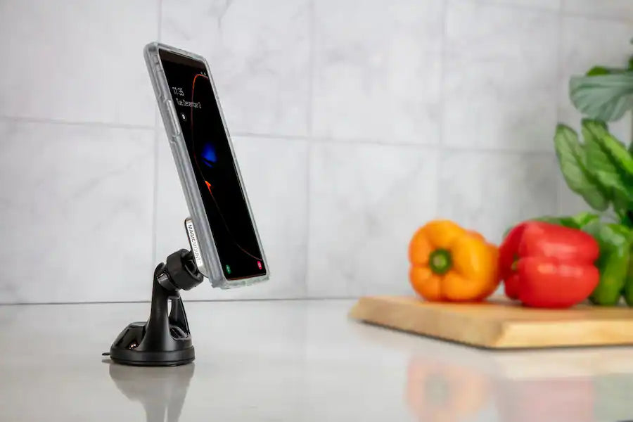 Scosche MagicMount Pro Window/Dash Magnetic Holder for Mobile Phones - Black