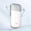 LDNIO Fast Charging Power Bank - 22.5W / USB-A / USB-C / White