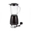 Black+Decker Electric Blender with 2 Mills - 400W / 1.5L / Stainless Steel