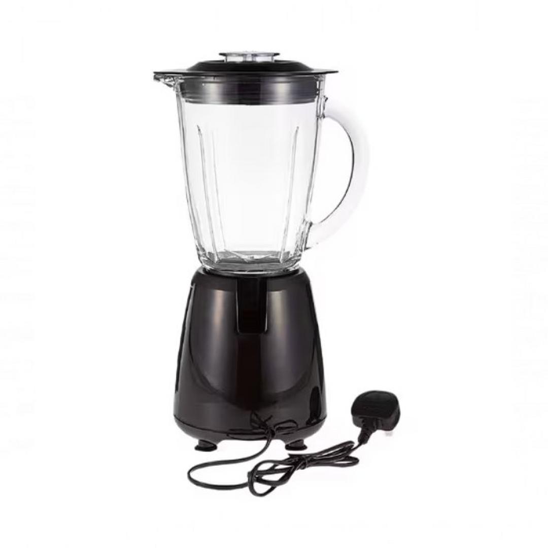 Black+Decker Electric Blender with 2 Mills - 400W / 1.5L / Stainless Steel