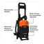 Black+Decker Pressure Washer - 200W 150 Bar / 2100 PSI