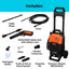 Black+Decker Pressure Washer - 200W 150 Bar / 2100 PSI