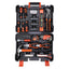 Black+Decker 154 Pieces Hand Tool Kit For Home And Office Use - Orange/Black