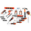Black+Decker 154 Pieces Hand Tool Kit For Home And Office Use - Orange/Black