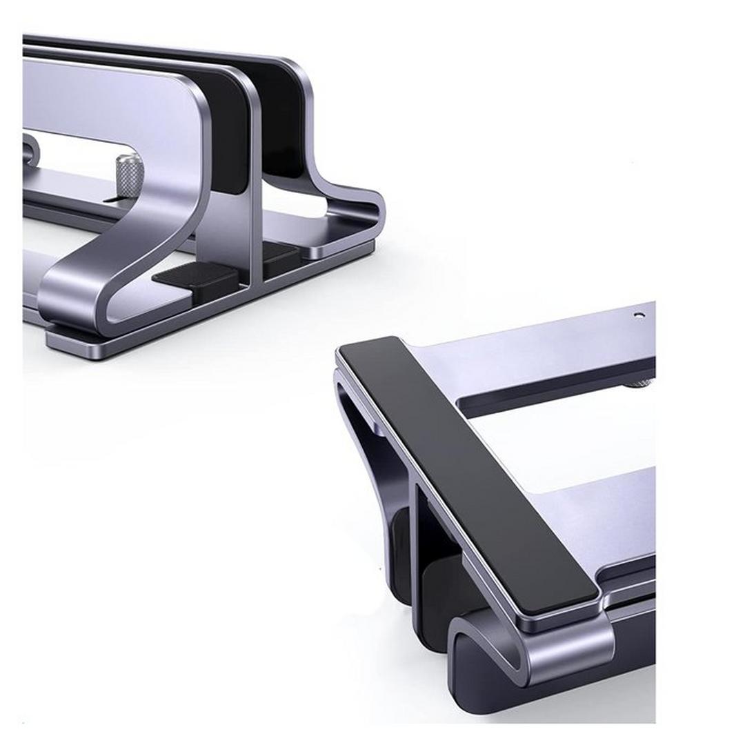 UGREEN Aluminum Vertical Stand Dual-Slot For 2 Laptops - Silver