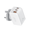 Engage 65W Dual C+Usb-A Power Adapter W/180 Degree Rotating Plug 8954526522392
