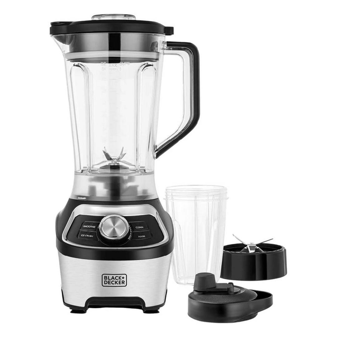 Black+Decker Stainless Steel Blender - 1200W / 1.85L / Black