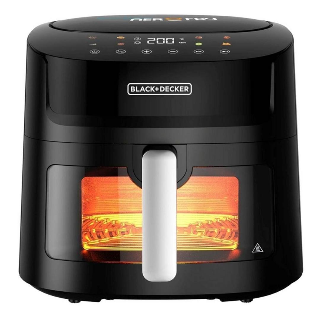 Black+Decker 8-in-1 Digital Air Fryer with Window - 7.2L / 1800W