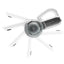 Black+Decker Dust Buster Pivot Cordless Vacuum Cleaner - 18V / 0.44 L / White/Silver