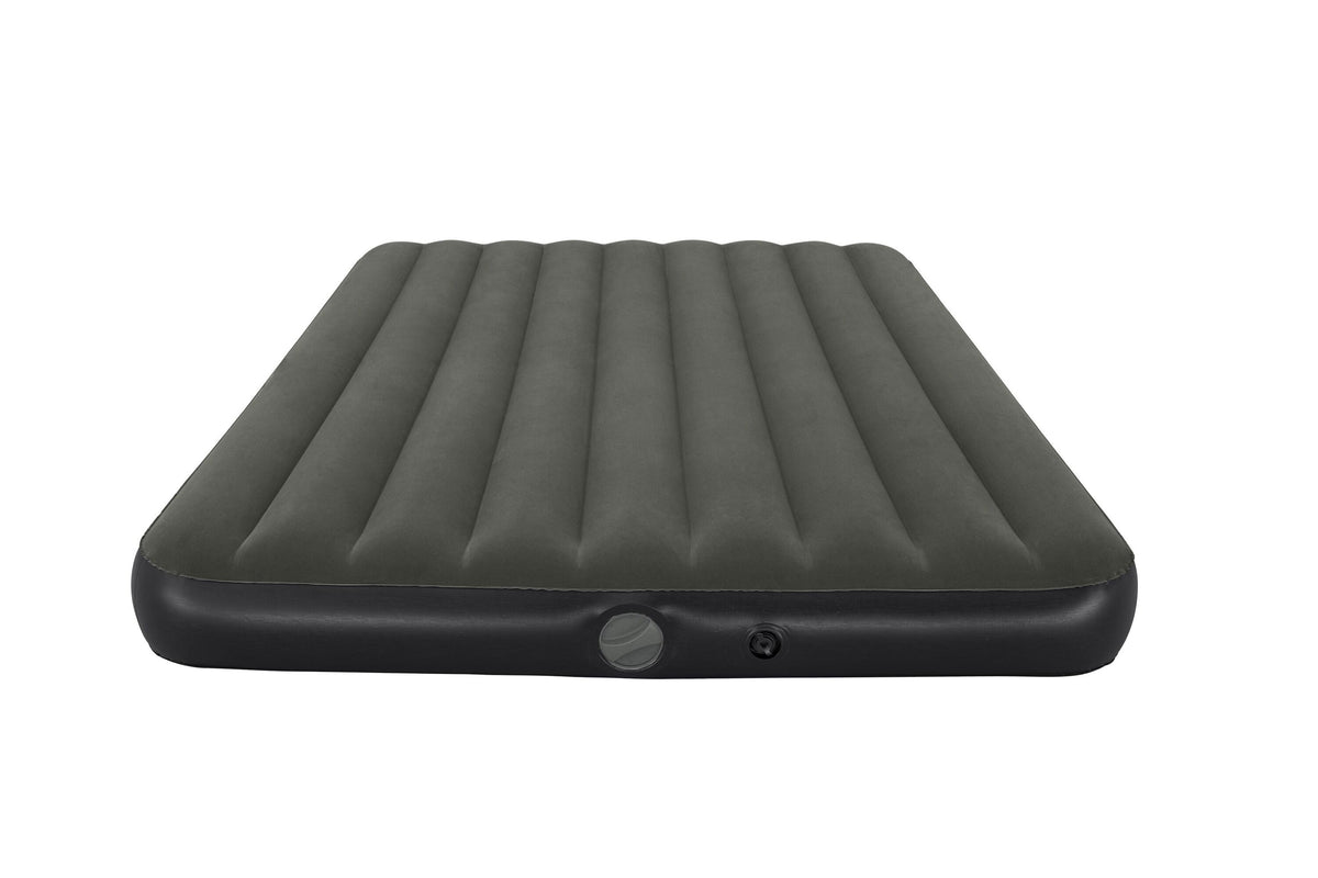 Bestway 2.03m x 1.52m x 25cm tritech air mattress queen built-in rechargeable pump (air mattress, repair patch,usb charging cable, with built-in rechargeable pump)