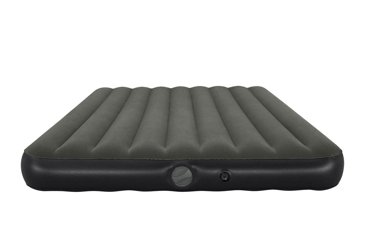 Bestway 2.03m x 1.52m x 25cm tritech air mattress queen built-in rechargeable pump (air mattress, repair patch,usb charging cable, with built-in rechargeable pump)