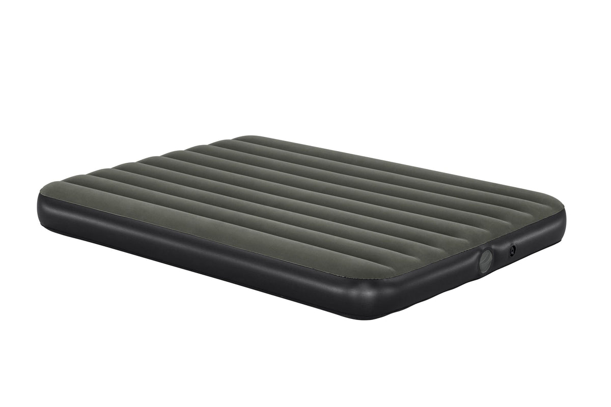 Bestway 2.03m x 1.52m x 25cm tritech air mattress queen built-in rechargeable pump (air mattress, repair patch,usb charging cable, with built-in rechargeable pump)