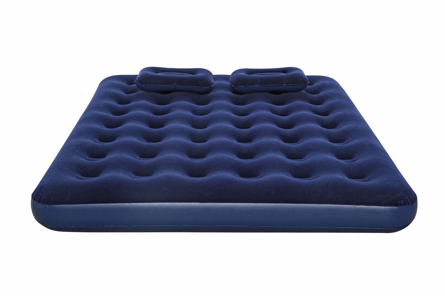 Bestway 2.03m x 1.52m x 22cm air mattress queen manual hand pump (air mattress, two pillows, repair patch, with air hammer-inflation pump)