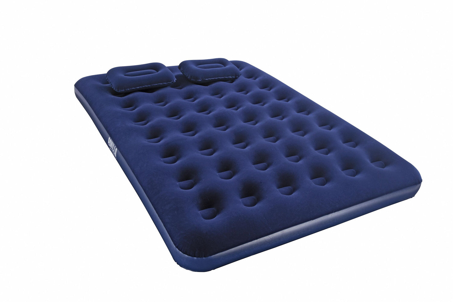 Bestway 2.03m x 1.52m x 22cm air mattress queen manual hand pump (air mattress, two pillows, repair patch, with air hammer-inflation pump)