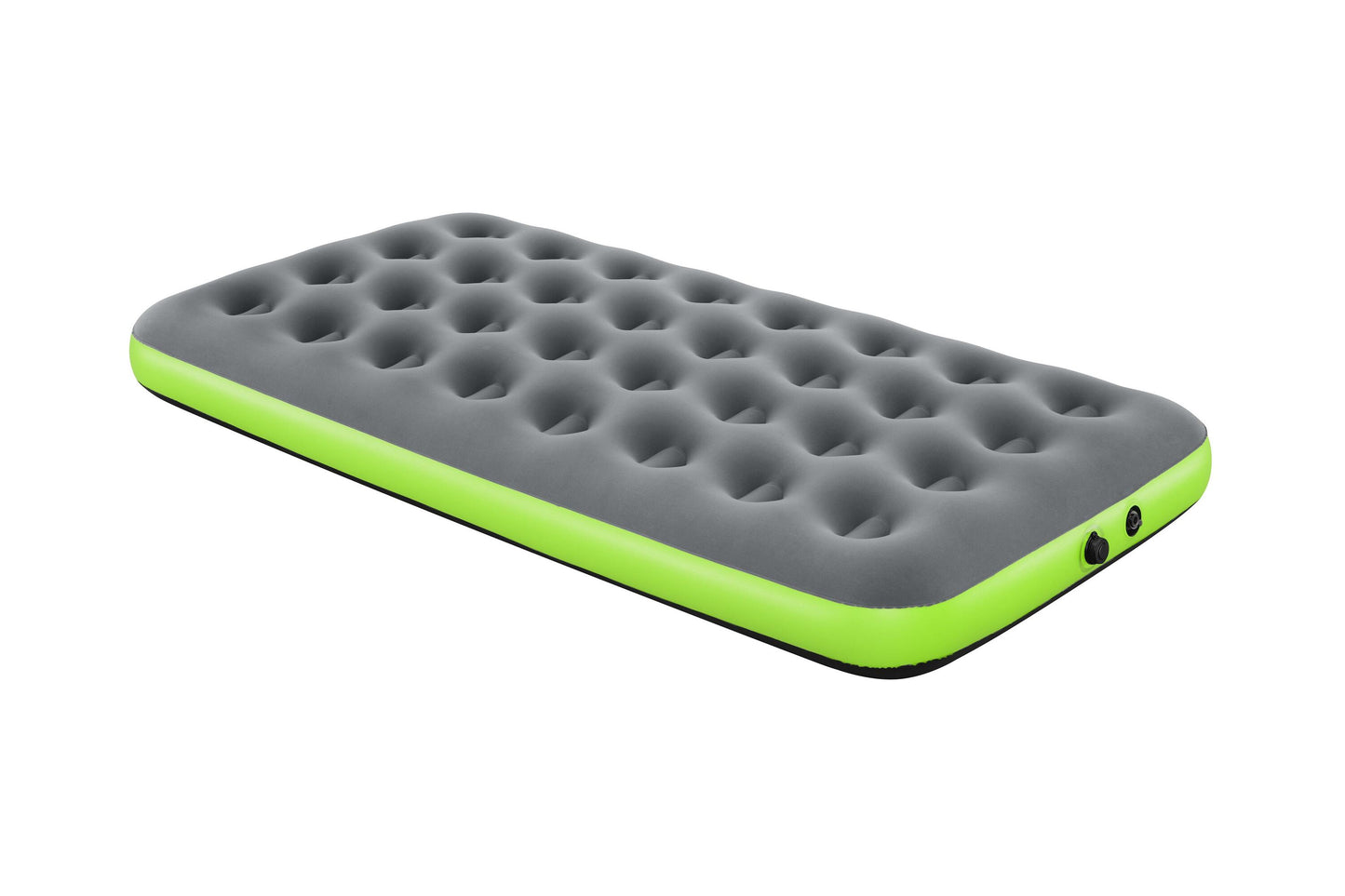 Bestway 1.88m x 99cm x 22cm roll & relax air mattress twin (contents:air mattress, repair patch, pocket bag)
