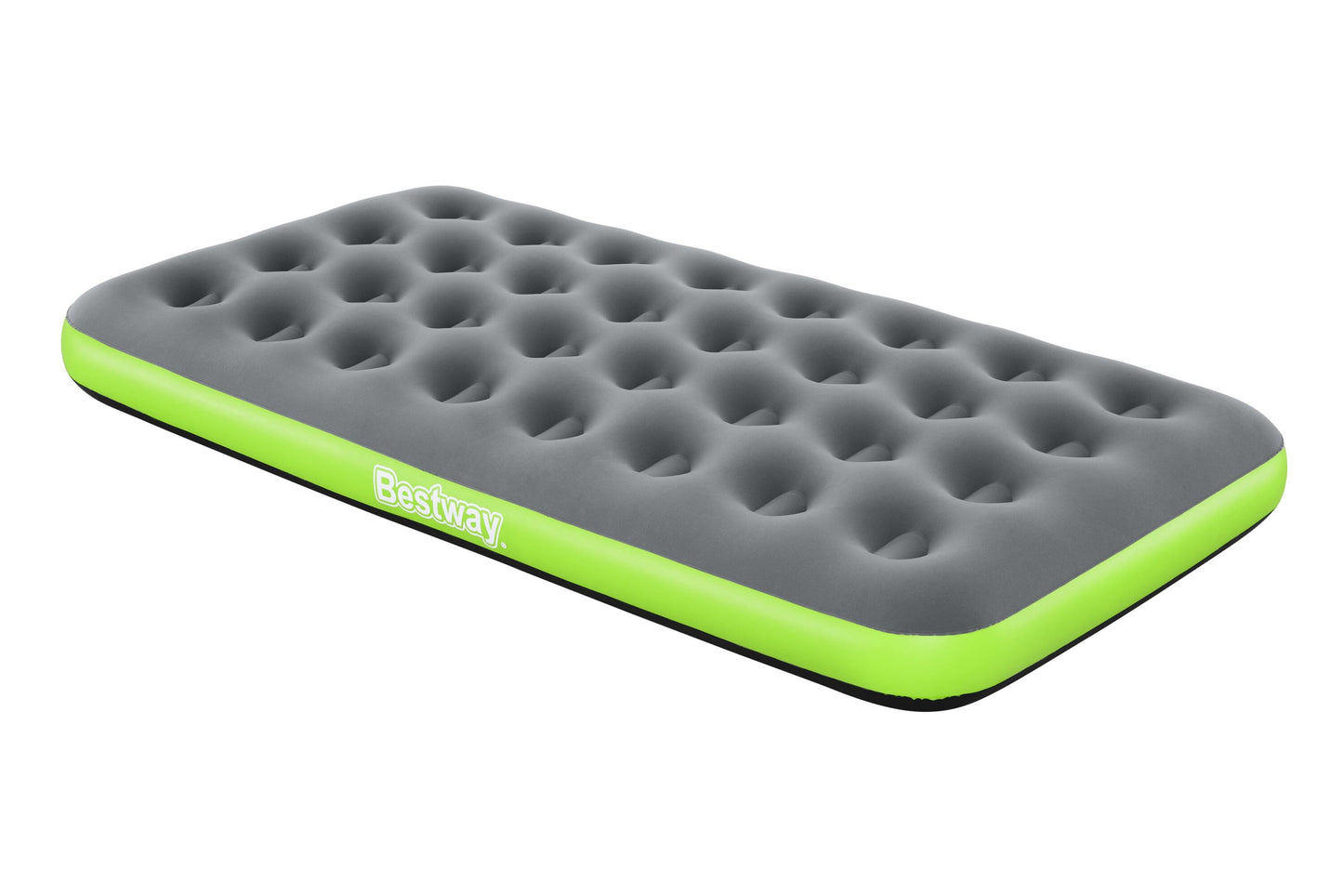 Bestway 1.88m x 99cm x 22cm roll & relax air mattress twin (contents:air mattress, repair patch, pocket bag)