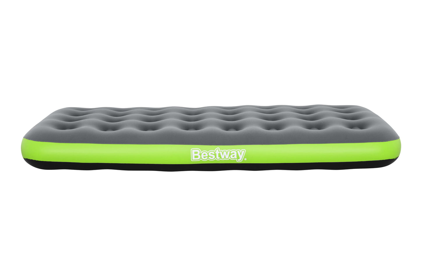 Bestway 1.88m x 99cm x 22cm roll & relax air mattress twin (contents:air mattress, repair patch, pocket bag)