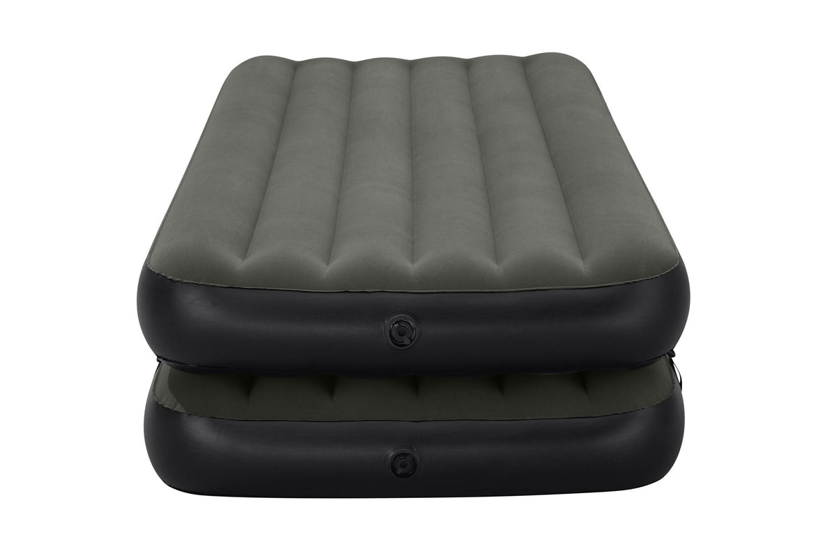 Bestway 1.88M X 99Cm X 25Cm Tritech Connect And Rest 3-In-1 Air Mattress Twin/King (Contents:Air Mattress, Repair Patch)