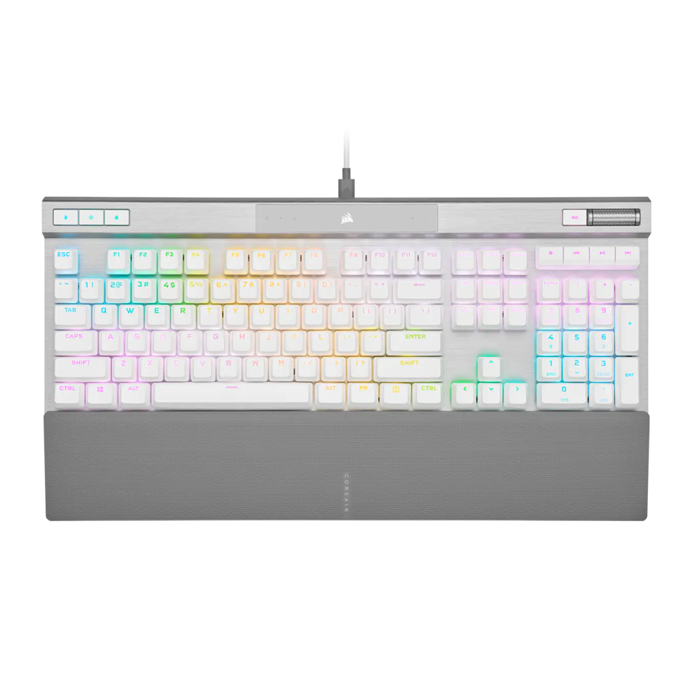 CORSAIR K70 PRO RGB Wired Gaming Keyboard - White
