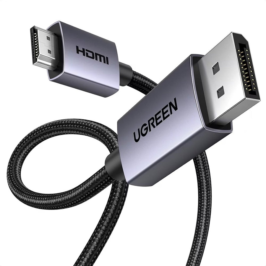 UGREEN Video Cable - DisplayPort / HDMI / 2 Meter / Grey