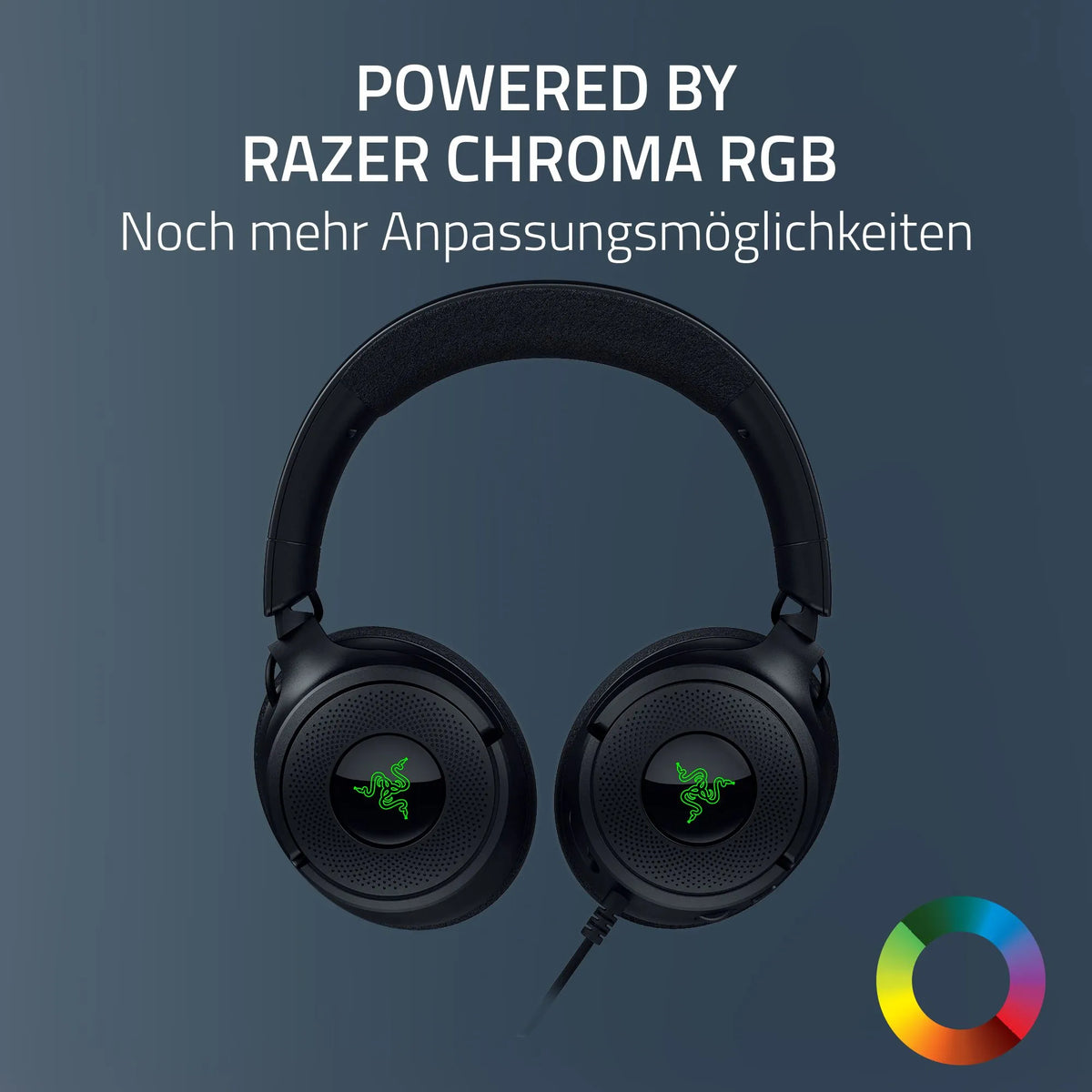 Razer Kraken V4 X Wired HyperClear Gaming Headset With Cardioid Mic - Black