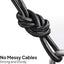 Mowsil USB-A to USB-C Cable - 2 Meter / Black