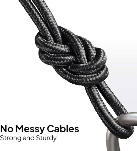 Mowsil USB-A to USB-C Cable - 2 Meter / Black
