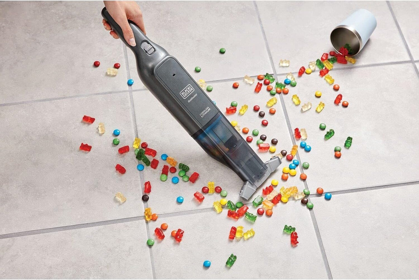 Black+Decker Cordless Handheld Dustbuster Vacuum - 12V / 22 Air Watts
