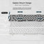 Redragon K649 ELF PRO 3-Mode RGB Mechanical Keyboard - Wired / Wireless / 82 Keys / Transparent Black- Keyboard