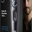 Braun Series 3 Beard Trimmer, +3 Styling Devices, Extremely Sharp Blade, 50 Minutes Running Time, 40 Length Settings, Bt3520, Black/Blue