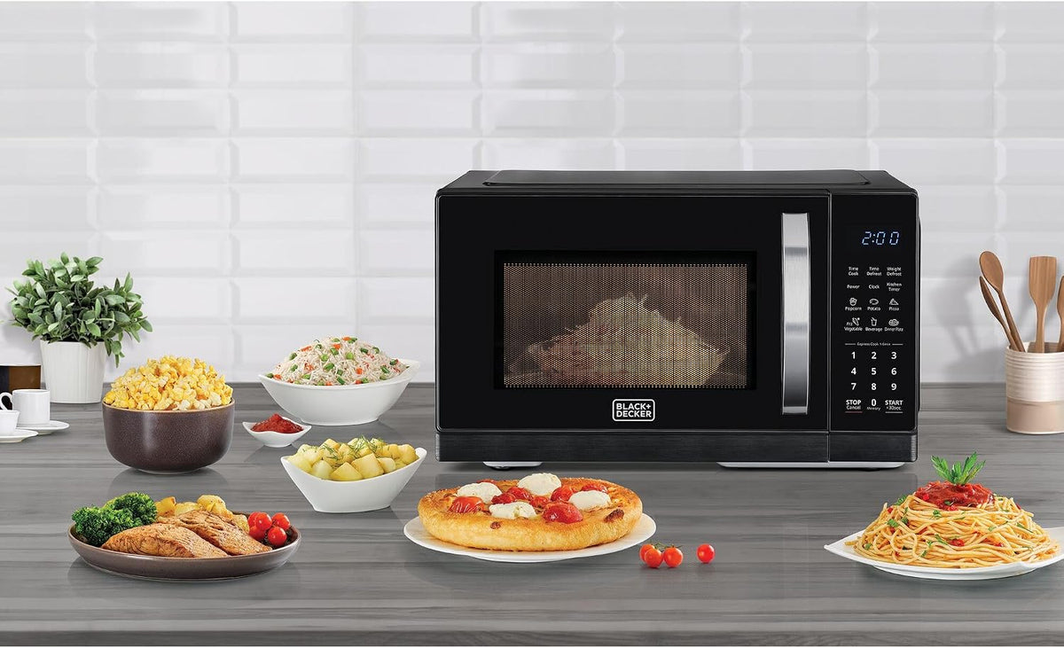 Black+Decker Digital Microwave Oven - 25L / 900W / 6 Auto Programs / 11 Power Levels