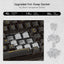 Redragon K649 ELF PRO 3-Mode RGB Mechanical Keyboard - Wired / Wireless / 82 Keys / Transparent Black- Keyboard