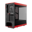 HYTE Y40 Panoramic Tempered Glass With Two 120mm fans, PCI-E 4.0 Vertical Mount included ATX Mid Tower Case - Black/Red