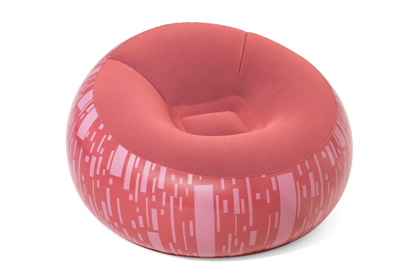Bestway 1.12m x 1.12m x 66cm inflate-a-chair air chair (contents:chair, repair patch, 3 assorted colors)