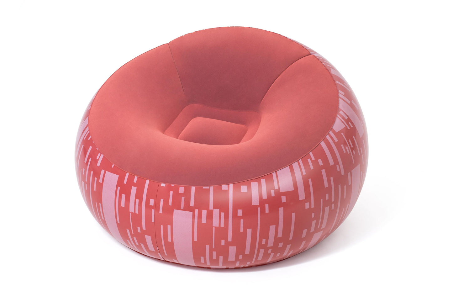 Bestway 1.12m x 1.12m x 66cm inflate-a-chair air chair (contents:chair, repair patch, 3 assorted colors)