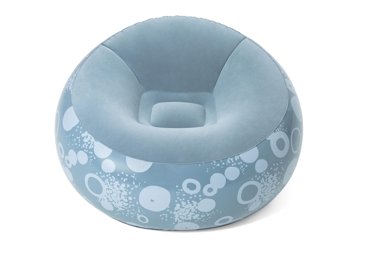 Bestway 1.12m x 1.12m x 66cm inflate-a-chair air chair (contents:chair, repair patch, 3 assorted colors)