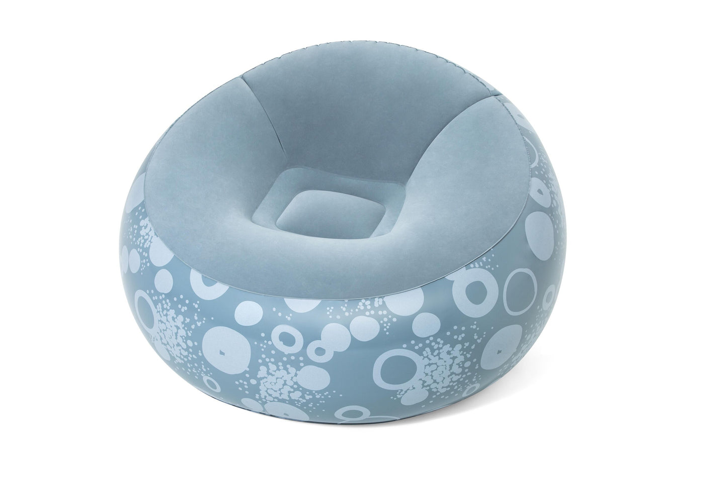Bestway 1.12m x 1.12m x 66cm inflate-a-chair air chair (contents:chair, repair patch, 3 assorted colors)