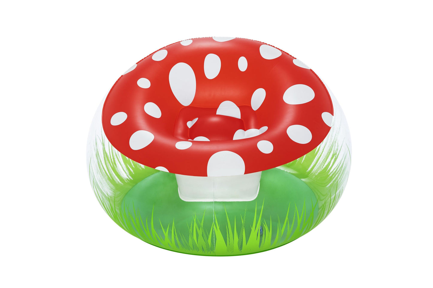 Bestway 1.12m x 1.12m x 66cm mighty mushroom air chair (1 chair, repair patch) age 6+