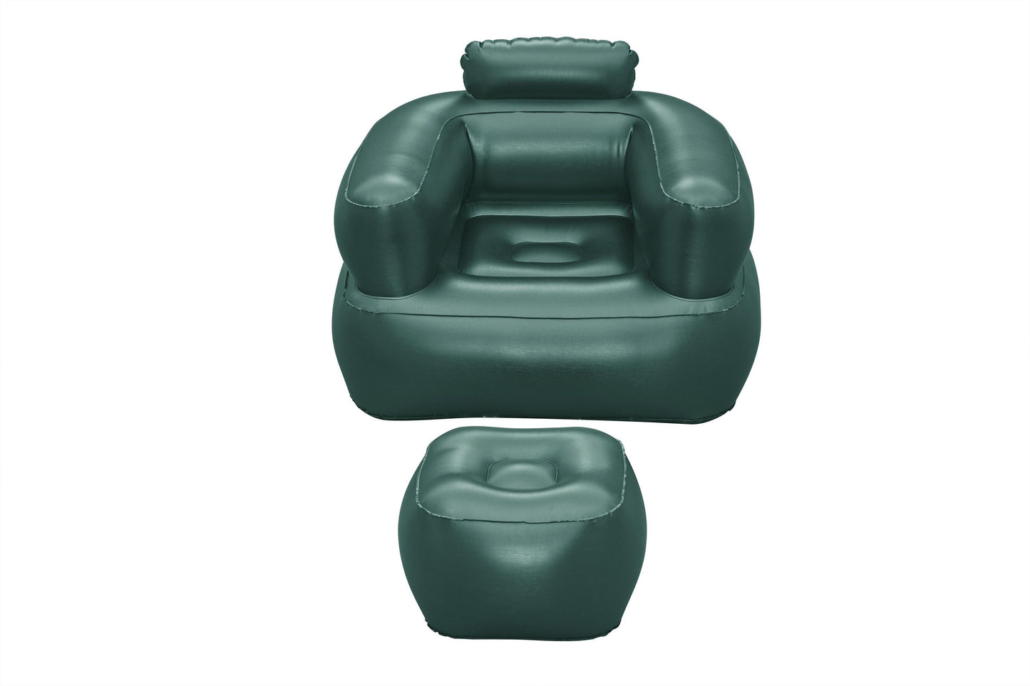 Bestway 1.07m x 99cm x 80cm comfi cube lounger (chair, repair patch, 2 assorted colors.)