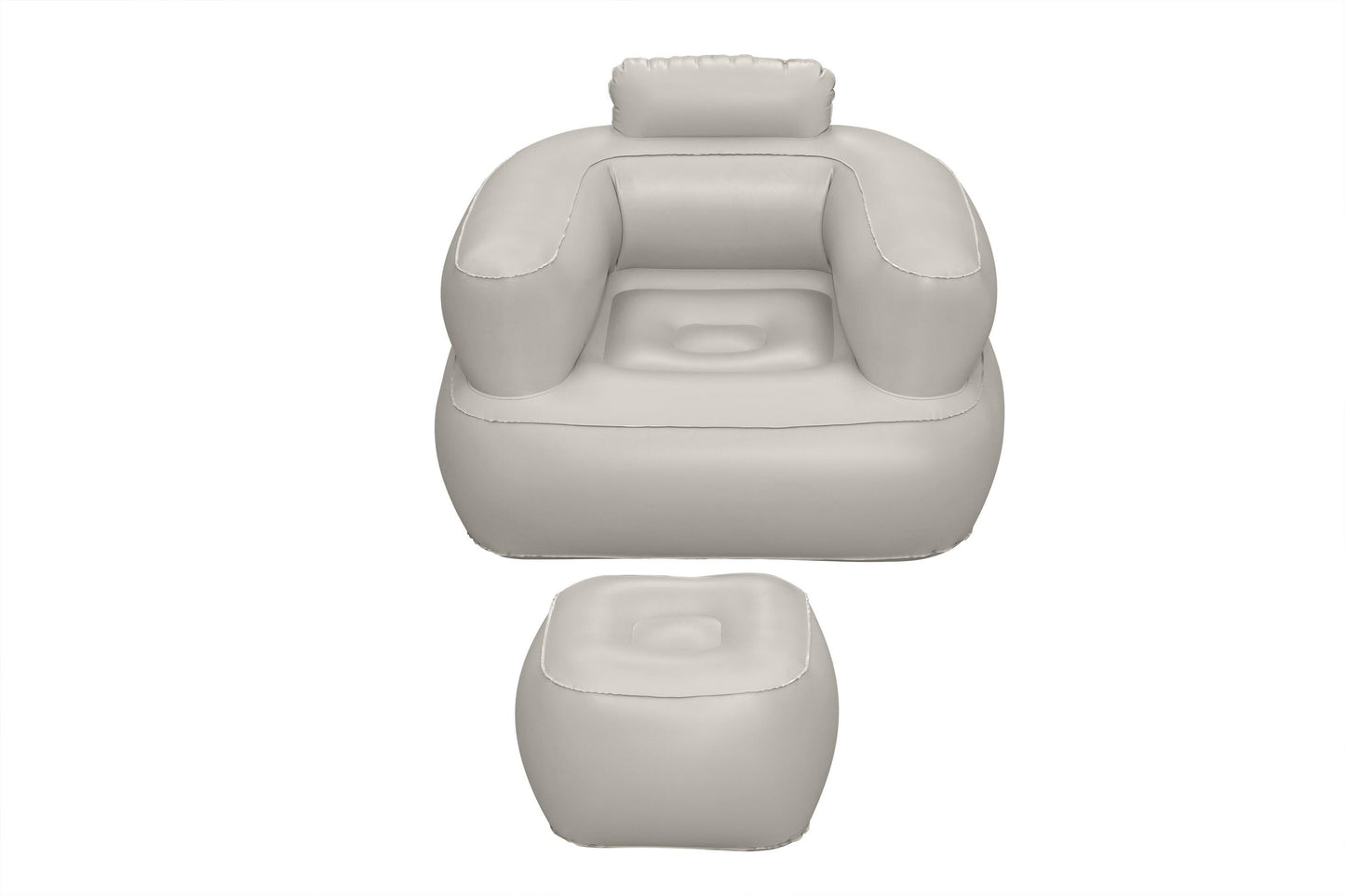 Bestway 1.07m x 99cm x 80cm comfi cube lounger (chair, repair patch, 2 assorted colors.)