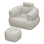 Bestway 1.07m x 99cm x 80cm comfi cube lounger (chair, repair patch, 2 assorted colors.)