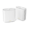 ASUS ZenWiFi XD6 - AX5400 Whole-Home Dual-Band Mesh WiFi 6 System 2 Pack - White