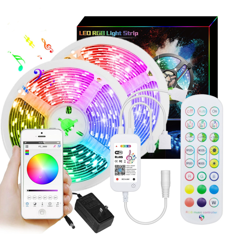 Gopeta Smart Wi-Fi LED Strip Light - 2700–6500K / RGB+CW / 5 Meter